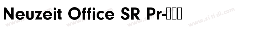 Neuzeit Office SR Pr字体转换